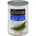 Le Sueur 50% Less Sodium Very Young Small Sweet Peas (15 oz)