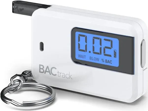 BACtrack Portable Keychain Alcohol Detector Breathalyzer BAC Test 0.00-0.40% NEW