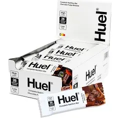 Huel Complete Nutrition Vegan Protein Bars Chocolate 13g Protein, 27 Vitamins and Minerals