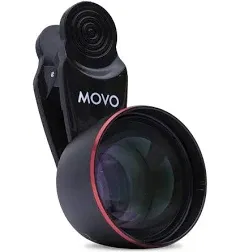 Movo SPL-Tele 3X Telephoto Lens with Clip Mount for Smartphones - Zoom Lens for iPhone, Android, and Tablets - Smartphone Telescopic Lens for Video and Photography - Best Telephoto Lens for iPhone