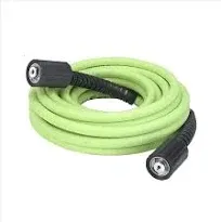 Pressure Washer Hose with M22 Fittings, 1/4 in. x 25 ft., ZillaGreen 