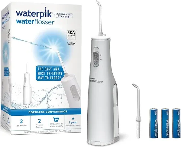 WATERPIK Water Flosser Cordless Express White WF-02W011 BRAND NEW Sealed