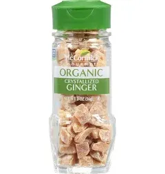 McCor Mick Gourmet Organic Crystallized Ginger 2 oz