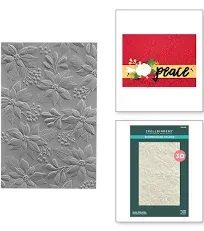 Spellbinders Scenic Poinsettias 3D Embossing Folder