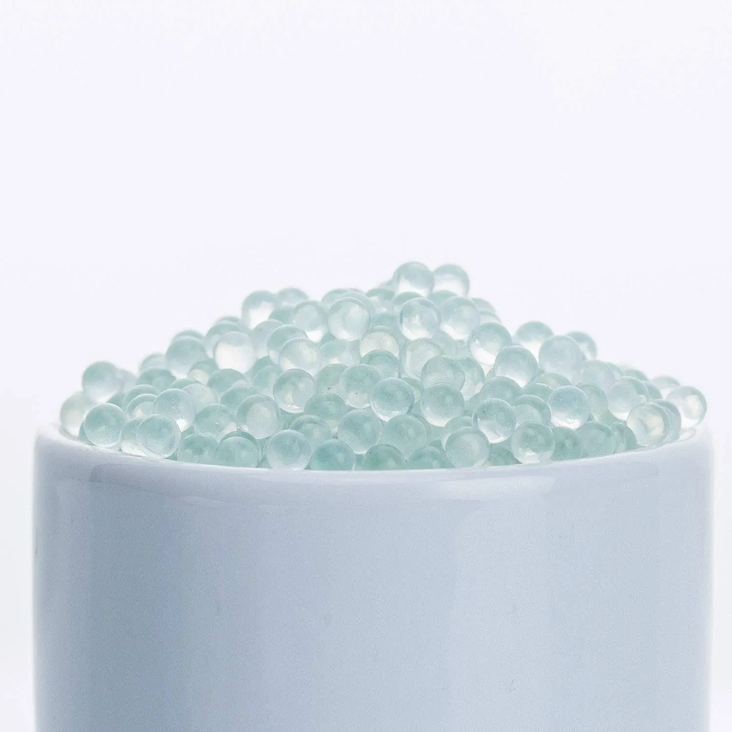 Solid Round Clear Glass Boiling Stones Beads, 3mm Diameter, Approx 1000 Beads