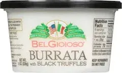 BelGioioso Cheese, Burrata with Black Truffles - 8 oz