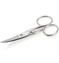 Nickel Plated Large Heavy Duty Toenail Scissors by Erbe, Authentic German Made