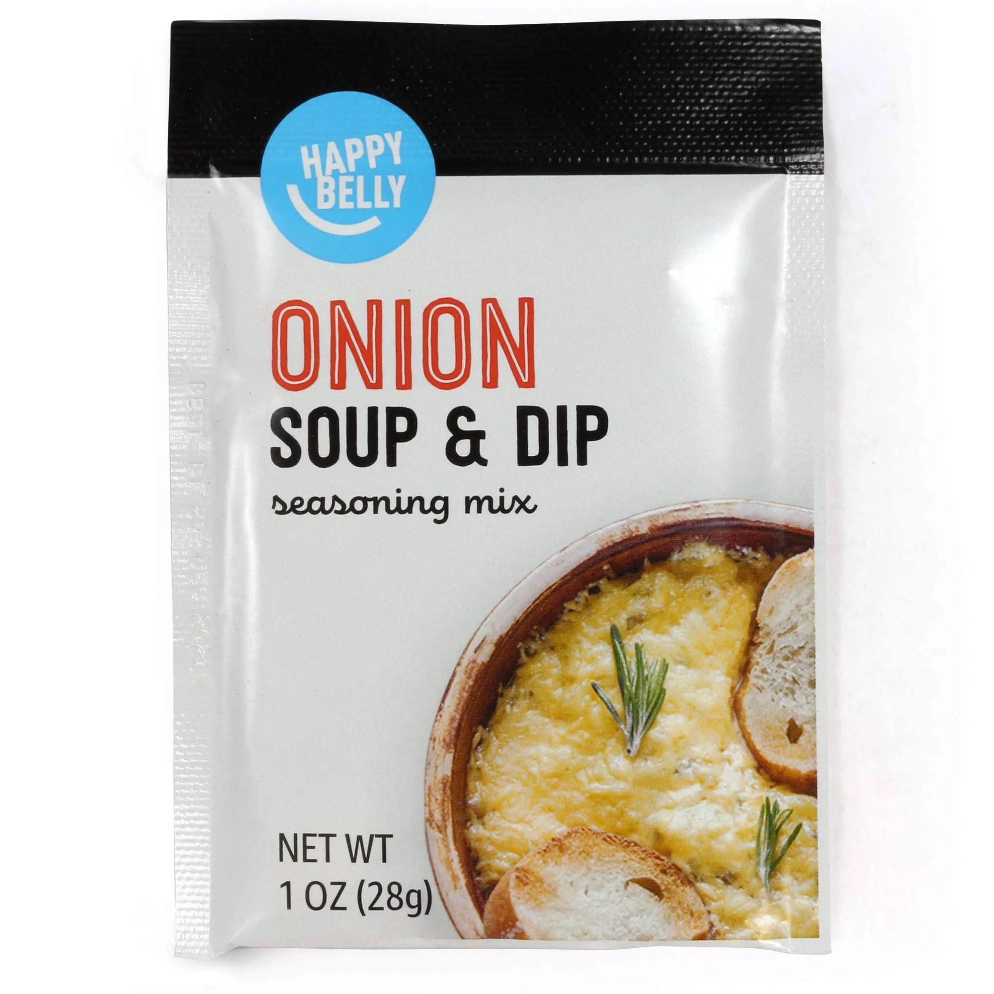 Amazon Brand - Happy Belly Onion Soup &amp; Dip Mix, Dry, 1 fl oz (Pack of 1)