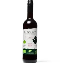 Lussory Premium Merlot Alcohol Removed 0.0% Dealcoholized Red Non Alcoholic Wine From Spain, Low Calories, Low Sugar, Halal Certified (750ml, 1 Bottle)