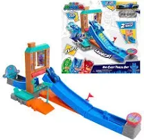 PJ Masks Die Cast Track Play Set Cat Car Included 2 Position Track