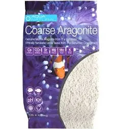 Coarse Aragonite Sand for Reef, Saltwater, and Marine Aquariums