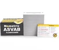 ASVAB Study Cards 2024-2025: ASVAB Test Prep and Practice Test Questions [Full Color Cards]