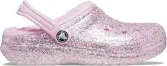 Crocs Kids Classic Lined Glitter Clog