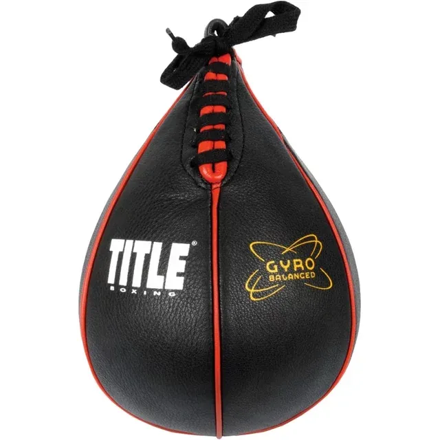 TITLE Boxing Gyro Balanced Leather Speed Bag: Speed Bag for Boxing, Speedbag, Speed Bags, Boxing Speed Bag, Title Speed Bag, Boxing Bag, Boxing Equipment, Punching Bag