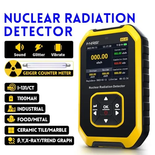 FNIRSI GC-01 Geiger Counter Nuclear Radiation Detector/Teste<wbr/>r Personal Dosimeter