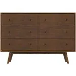 Norman 6 Drawer Dresser | Walnut