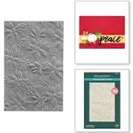 SPELLBINDERS: scenic Poinsettias | 3D Embossing Folder