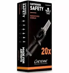 Cheyenne Safety Cartridge Needles Box of 20