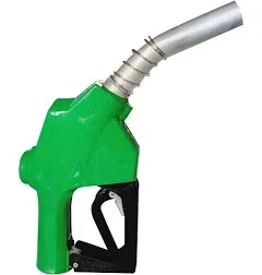 Borritt 1" NPT Automatic Fuel Nozzle Auto Shut-Off Fueling Nozzle 32 GPM (Green)