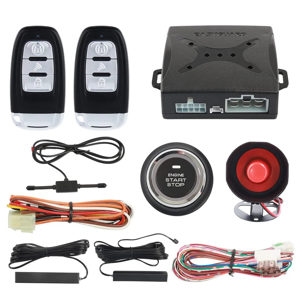 EASYGUARD EC003 Smart Key PKE Passive Keyless Entry Car Alarm System