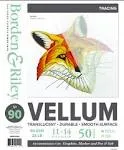 90 Vellum 11x14 Tracing Pad - Borden & Riley