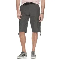 Men's Unionbay Cordova Messenger Belted Cargo Shorts