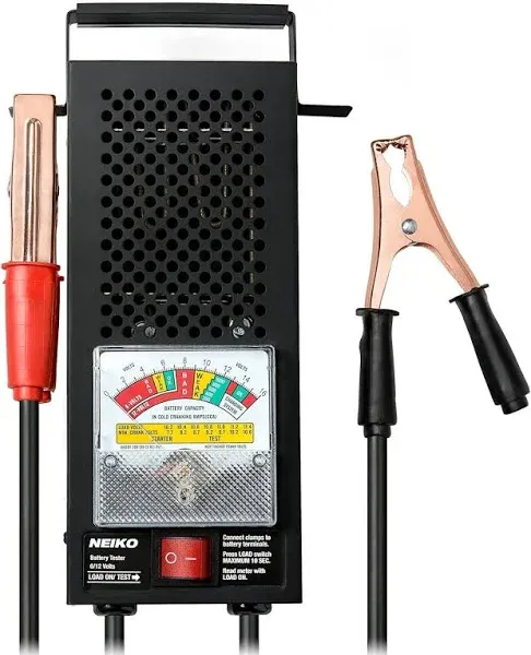 NEIKO 40510A Car Battery Tester | 100 AMP 6 and 12 Volt Automotive Load Check...