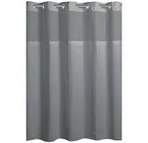 Microfiber Shower Curtain Frost Grey