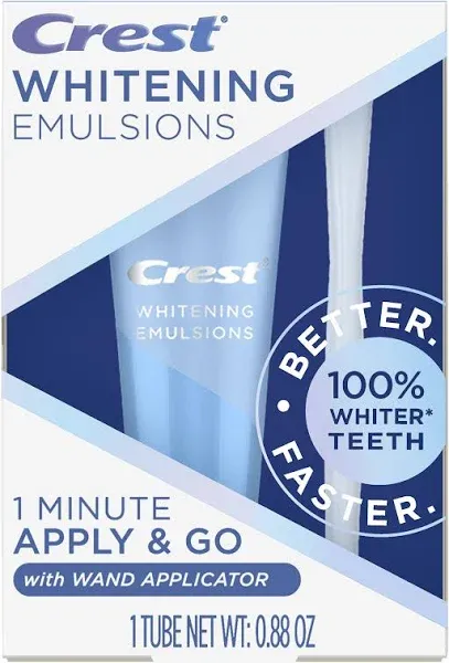 Crest Whitening Emulsions