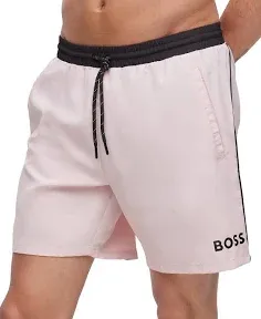 Hugo Boss Men's Starfish Swim Trunks Boss Logo Swimwear Medium Beige Sz. XL | JoyLot.com