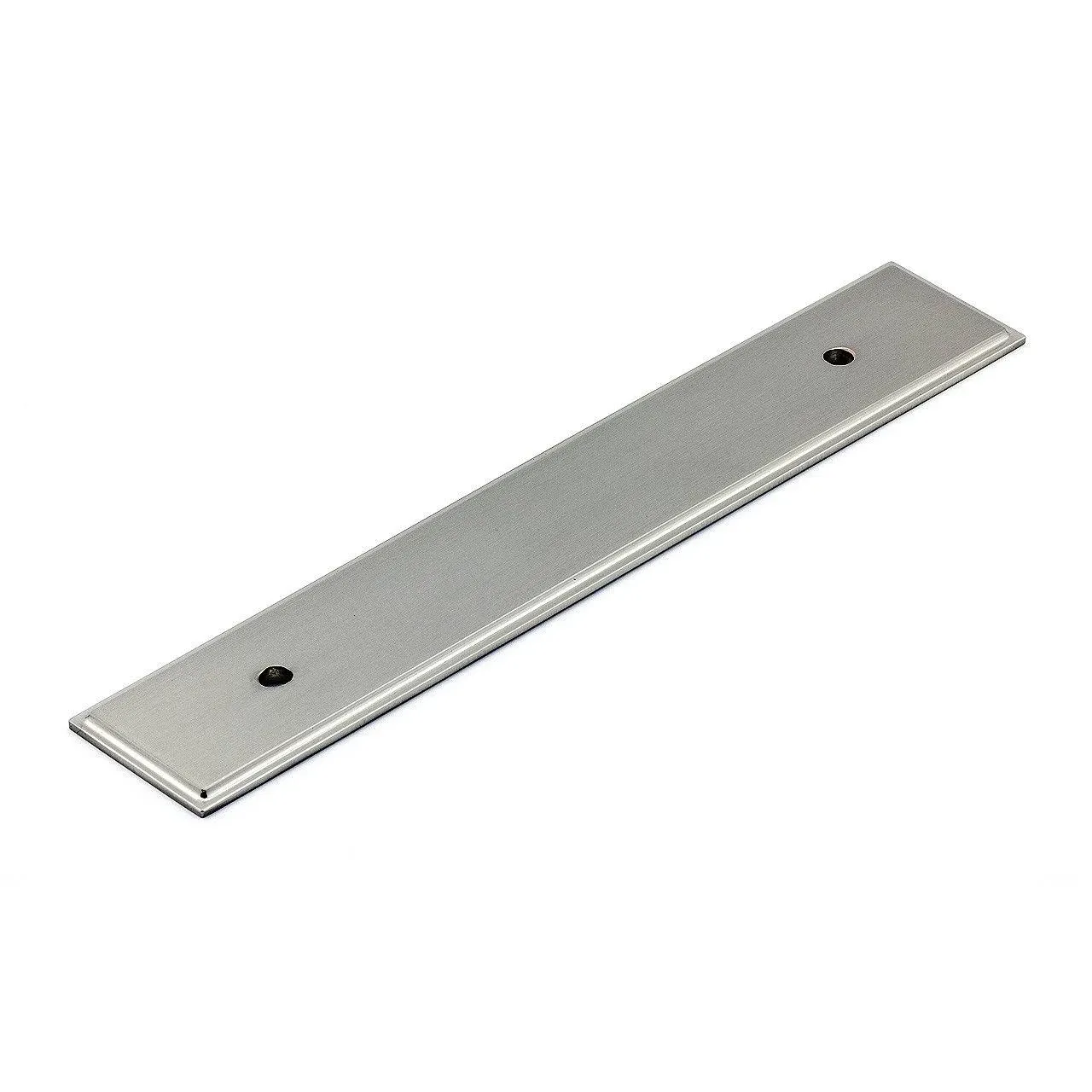 Richelieu BP1045128 5 inch Center to Center Backplate for Cabinet Pull Brushed Nickel