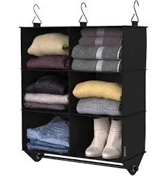 ClosetMaid Capsule 4-Cube Hanging Fabric Closet Organizer