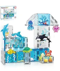 PicassoTiles Aquarium Theme Set