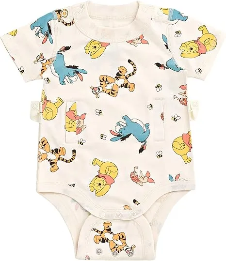 Disney G-Tube Adaptive Baby Bodysuit Mickey Mouse Lion King Winnie the Pooh Newborn to Infant