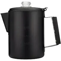 Coletti Black Bozeman Percolator Coffee Pot — Camping Coffee Pot