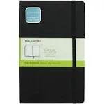 Moleskine Classic Expanded Notebook, Hard Cover, Large (5" x 8.25") Plain/Blank, Black, 400 Pages