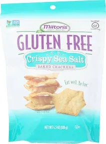 Milton's Gluten Free Baked Crackers Crispy Sea Salt