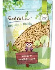 Food To Live Pine Nuts Whole Raw Pignolias