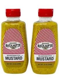 Ba Tampte Mustard, 12 ounce (Pack of 2)