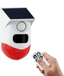 Waytronic Solar Sound & Strobe Light Alarm