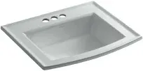 KOHLER Archer Drop-In Bathroom Sink K-2356-4-95