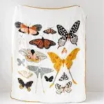 Clementine Kids Large Butterfly Collector Throw Blanket