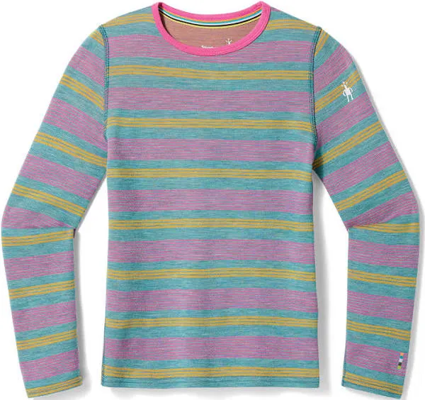 Smartwool Kids' Classic Thermal Merino Base Layer Crew - PAST SEASON W24