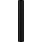 AFCO EA0309ENFSG 3" x 9' Endura-Aluminum Column, Square Shaft (Load-Bearing 8,000 lbs), Non-Tapered, Fluted, Textured Black Finish