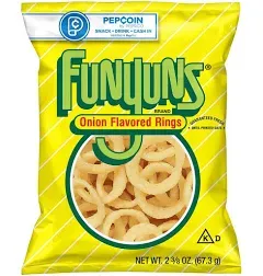 Pack of 2 Funyuns Onion Ring Flavored Snack Chips, 10 Count Multipack