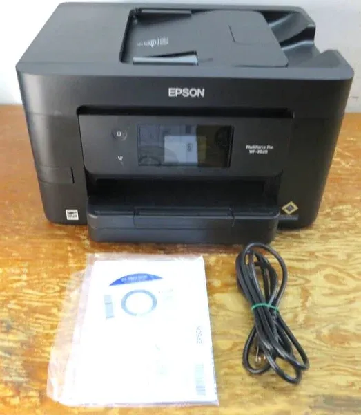 Epson Workforce Pro WF-3820 Inkjet Printer All-in-One Scanner Duplex Printing