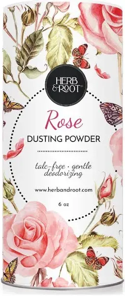 Herb & Root Rose Dusting Powder