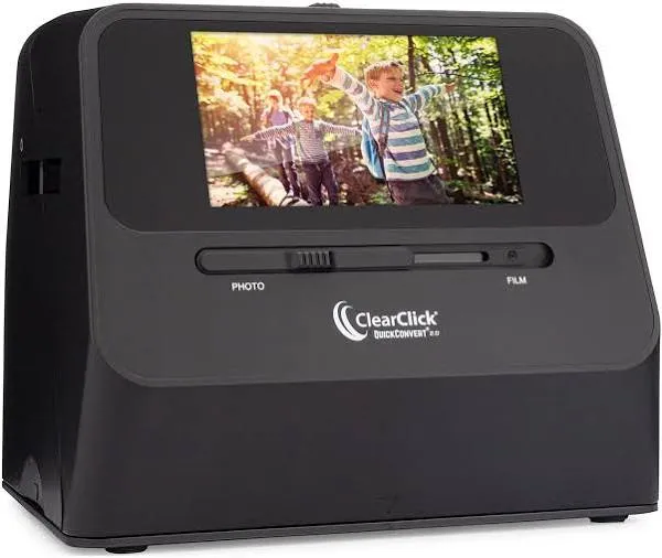 Clearclick Quickconvert 2.0 Photo, Slide, and Negative Scanner - Scan 4X6 Photos