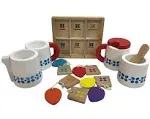 Melissa & Doug Steep & Serve Wooden Tea Set