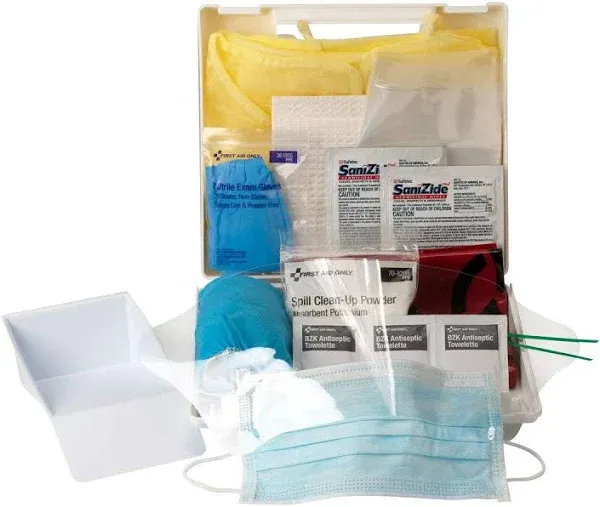 First Aid Only - 214-U/FAO - Bloodborne Pathogen Bodily Fluid Spill Kit USA New